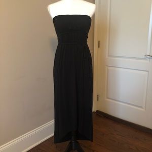 Black maxi dress